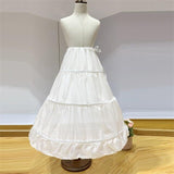 Long trailing lace flower dress girls evening wedding birthday girls dress