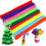 100pcs Multicolor Chenille Stems Pipe Cleaners for Children