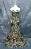 Vintage Lace Mermaid Wedding Dress Turkey Vestido de Novia Sequin Lace Sheer Bridal Gowns Robe mariee 2019 gelinlik casamento