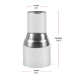 OD:2" 2.25'' 2.5'' 3''  Stainless Tapered Standard Exhaust Reducer Connector Pipe Tube