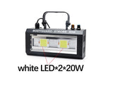 40W RGB flash light Christmas Projector stroboscopes Lamp soundcontrol Stage Light dj disco led strobe lights