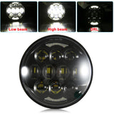 New style Chrome 5.75 Inch LED Headlight 5 3/4" led DRL 50W motorbike headlights for  Sportster 883 XL883 FXCW