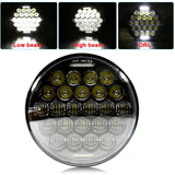 New style Chrome 5.75 Inch LED Headlight 5 3/4" led DRL 50W motorbike headlights for  Sportster 883 XL883 FXCW