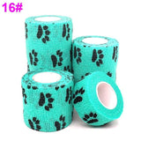 1 pcs Printed Medical Self Adhesive Elastic Bandage 4.5m Colorful Sports Wrap Tape for Finger Joint Knee First Aid Kit Pet Tape - shopwishi 