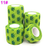 1 pcs Printed Medical Self Adhesive Elastic Bandage 4.5m Colorful Sports Wrap Tape for Finger Joint Knee First Aid Kit Pet Tape - shopwishi 