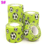 1 pcs Printed Medical Self Adhesive Elastic Bandage 4.5m Colorful Sports Wrap Tape for Finger Joint Knee First Aid Kit Pet Tape - shopwishi 