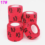 1 pcs Printed Medical Self Adhesive Elastic Bandage 4.5m Colorful Sports Wrap Tape for Finger Joint Knee First Aid Kit Pet Tape - shopwishi 