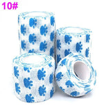1 pcs Printed Medical Self Adhesive Elastic Bandage 4.5m Colorful Sports Wrap Tape for Finger Joint Knee First Aid Kit Pet Tape - shopwishi 