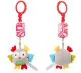 Baby Rattles Mobile Soft Baby toys for baby 0-12 month Towel Bed Bell Cute Animal Christmas Crib Newborn Stroller Montessori toy