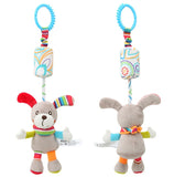 Baby Rattles Mobile Soft Baby toys for baby 0-12 month Towel Bed Bell Cute Animal Christmas Crib Newborn Stroller Montessori toy