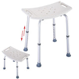 Elderly Adjustable Medical Bath Tub Shower Chair Bench Stool Seat 7 Height - shopwishi 