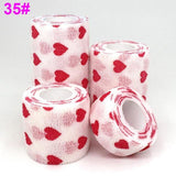 1 pcs Printed Medical Self Adhesive Elastic Bandage 4.5m Colorful Sports Wrap Tape for Finger Joint Knee First Aid Kit Pet Tape - shopwishi 