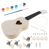 21Inch Simple DIY Ukulele DIY Kit Tool Hawaii Guitar