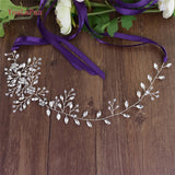 YouLaPan Rhinestone Crystal Wedding Belt