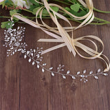 YouLaPan Rhinestone Crystal Wedding Belt