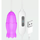12 Speeds Tongue Oral Licking  Vibrators USB Vibrating Egg G-spot Vagina Massage Clitoris Stimulator Sex Toys for Women Sex Shop