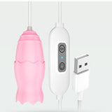 12 Speeds Tongue Oral Licking  Vibrators USB Vibrating Egg G-spot Vagina Massage Clitoris Stimulator Sex Toys for Women Sex Shop