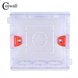 COSWALL Transparent Mounting Box Internal Cassette For 86 Type Switch and Socket Wiring Back Box Apply For xiaomi Smart Switch