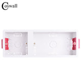 Coswall 86 + 146 Type Dry Lining Box For Gypsum Board Plasterboad Drywall 35mm Depth Wall Switch BOX Wall Socket Cassette