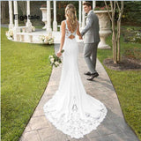 Eightale Mermaid Boho Wedding Dresses Sweetheart Appliques