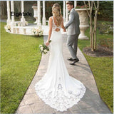 Eightale Mermaid Boho Wedding Dresses Sweetheart Appliques