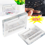 With Elements Acrylic Periodic Table Display Kids Teaching School Day Birthday Gifts Chemical Element Display Card Home Decor 3