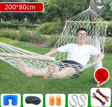 Outdoor Hammock Camping Multi-function Swings Adult Fishing Hammock Double Single Thickening Canvas Swings Outdoor Furniture