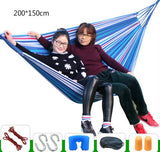 Outdoor Hammock Camping Multi-function Swings Adult Fishing Hammock Double Single Thickening Canvas Swings Outdoor Furniture