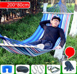 Outdoor Hammock Camping Multi-function Swings Adult Fishing Hammock Double Single Thickening Canvas Swings Outdoor Furniture