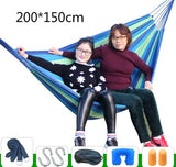 Outdoor Hammock Camping Multi-function Swings Adult Fishing Hammock Double Single Thickening Canvas Swings Outdoor Furniture
