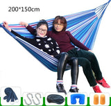 Outdoor Hammock Camping Multi-function Swings Adult Fishing Hammock Double Single Thickening Canvas Swings Outdoor Furniture