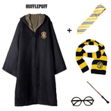 Robe Cape Cloak With Tie Scarf Wand Potter Glasses Ravenclaw Gryffindor