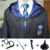 Robe Cape Cloak With Tie Scarf Wand Potter Glasses Ravenclaw Gryffindor