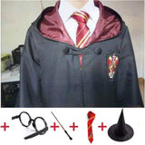 Robe Cape Cloak With Tie Scarf Wand Potter Glasses Ravenclaw Gryffindor