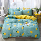 Solstice Home Textile Black Lattice Duvet Cover Pillowcase Bed Sheet Simple Boy Girls Bedding Sets 3/4Pcs Single Double Bedlinen
