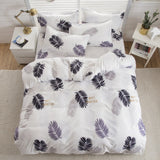 Black heart Style Bedding Set bed linen Single Double Bed Christmas Gift Sheet Pillowcase Duvet Cover Sets  high Quality