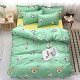 Black heart Style Bedding Set bed linen Single Double Bed Christmas Gift Sheet Pillowcase Duvet Cover Sets  high Quality