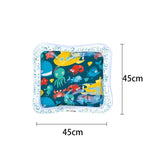 Baby Kids Water Play Mat Bath Toy Ocean Inflatable Infant Tummy Time Playmat Toddler for Baby Fun Activity Play Center Dropship