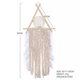 Nordic dreamcatcher tapestry room decoration farmhouse
