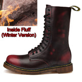 Lovers Popular Motocycle Boots Size 35-46 Men Winter High-Top Combat Boots Men Leather For Men Casual Luxury Military Boot Army