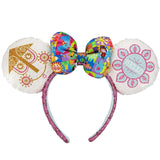 Disney Parks Beauty And Beast Aladdin Magic Carpet Mickey Mouse Ears Girls Women Hairband Party Hair-Bands Plush Toy Head Hoop