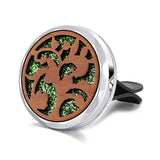 Car Air Freshener Car Perfume Diffuser Clip Car Air Auto Vent Freshener Essential Oil Perfume Locket Natural Wood C011