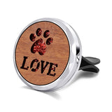 Car Air Freshener Car Perfume Diffuser Clip Car Air Auto Vent Freshener Essential Oil Perfume Locket Natural Wood C011