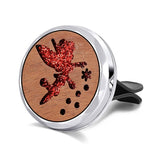 Car Air Freshener Car Perfume Diffuser Clip Car Air Auto Vent Freshener Essential Oil Perfume Locket Natural Wood C011