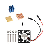 Raspberry Pi 4 Case Enclosure CNC Aluminum Cover Heatsink Cooling Fan for Raspberry Pi 4 Model B 3B 3B+