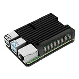 Raspberry Pi 4 Case Enclosure CNC Aluminum Cover Heatsink Cooling Fan for Raspberry Pi 4 Model B 3B 3B+