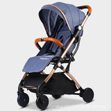Lightweight folding baby Stroller 2 in 1 aluminum alloy can be on the airplane children baby pram