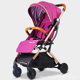 Lightweight folding baby Stroller 2 in 1 aluminum alloy can be on the airplane children baby pram