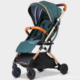Lightweight folding baby Stroller 2 in 1 aluminum alloy can be on the airplane children baby pram