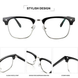 Blue Light Blocking Computer Glasses Eyebrow Frames Eyewear for Anti